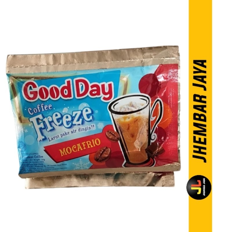 

*Good day freeze Mocafrio* (1 renceng isi 10 sachet)