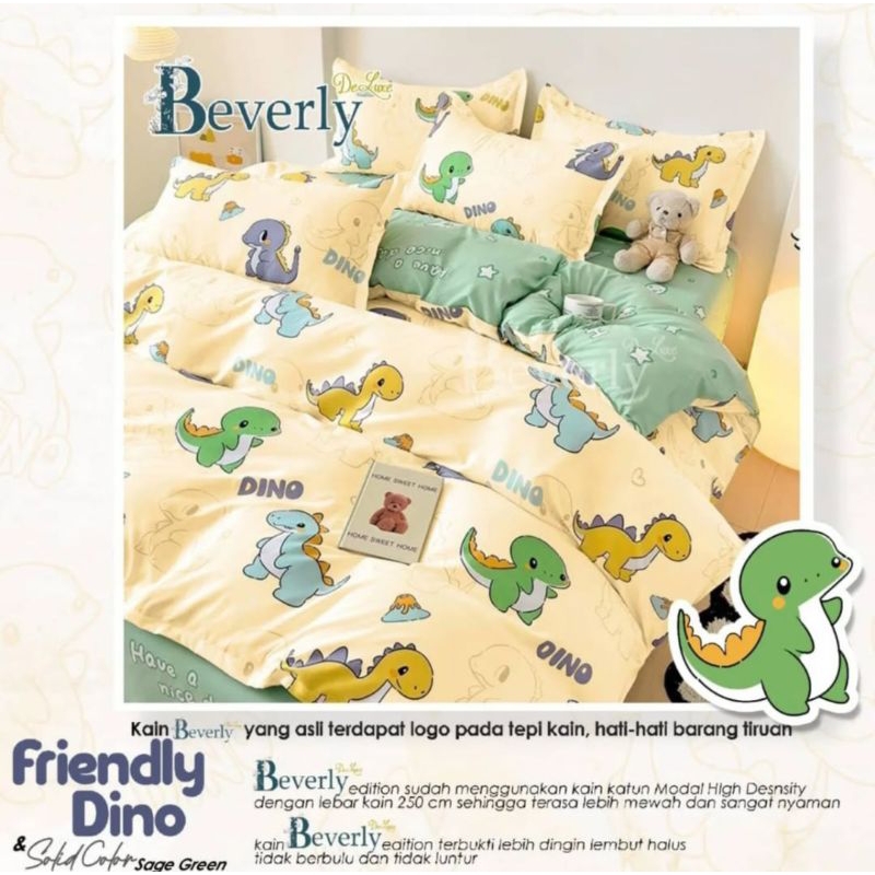 Sprei Dino / Sprei Motif Anak / Sprei Katun Lokal Premium Motif Butterfly Song Pink Terbaru / Motif 