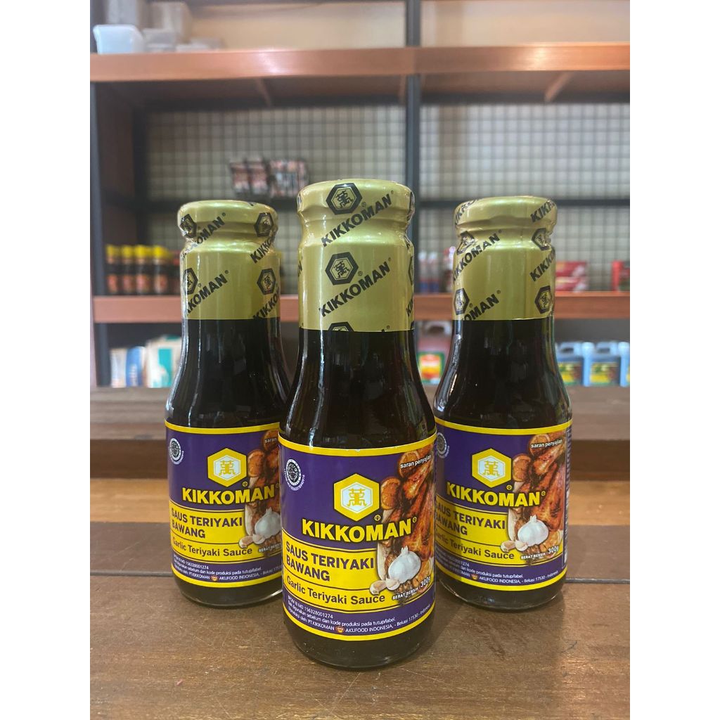 

kikkoman garlic teriyaki sauce 300 gr