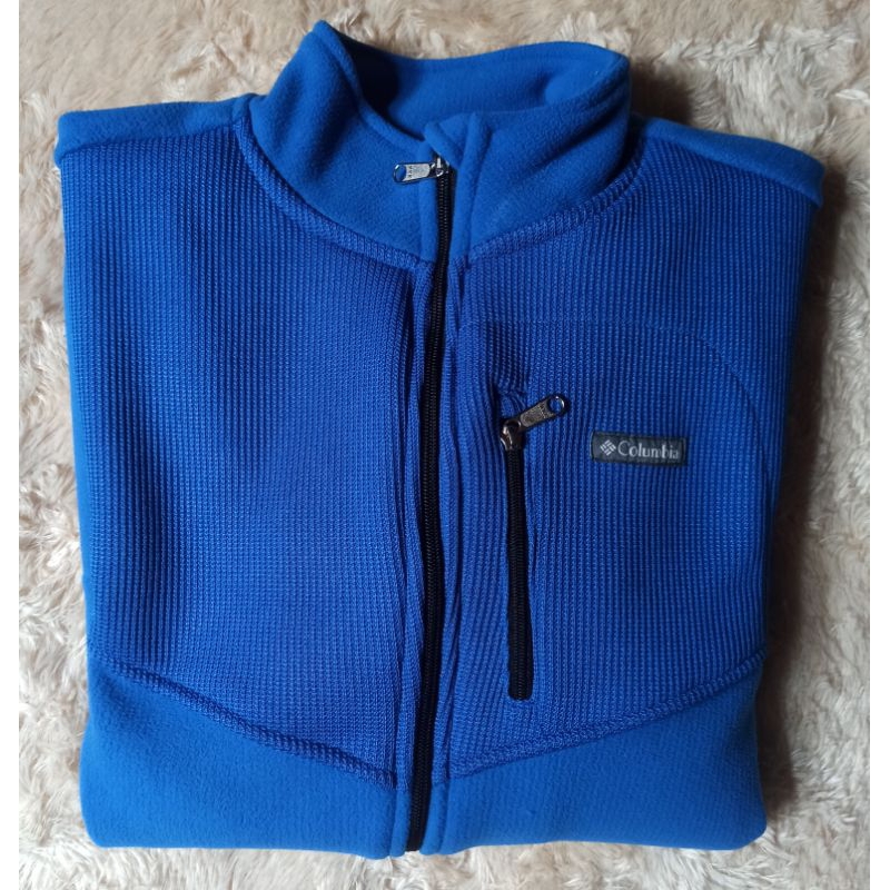 jaket Columbia warna biru