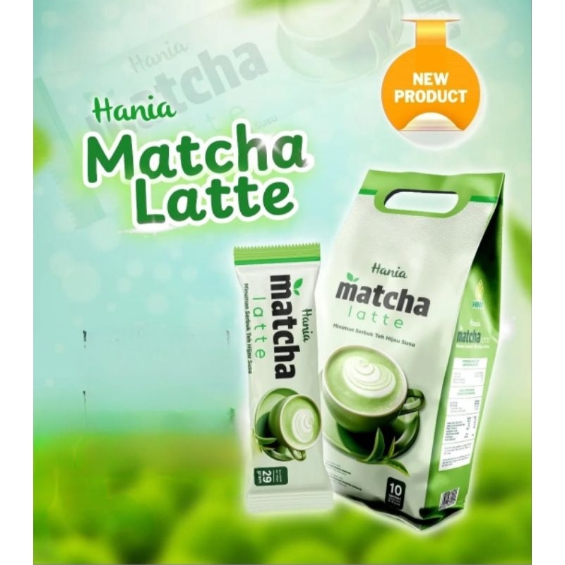 

HANIA MATCHA LATTE Teh Hijau Herbal Diabetes Obat Demam Batuk DBD