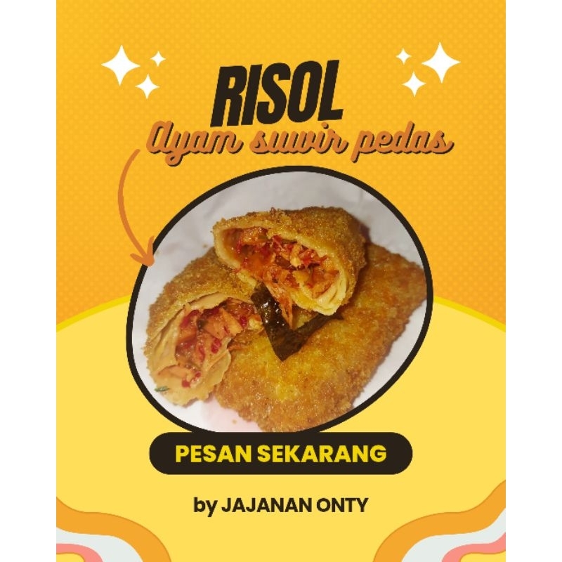 

Risol Ayam Suwir Pedas by Jajanan Onty