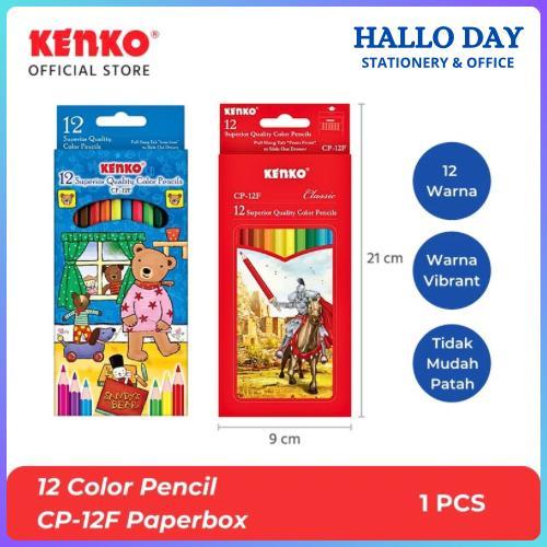

HD Pensil Warna KENKO 12 Warna CP-12F Panjang