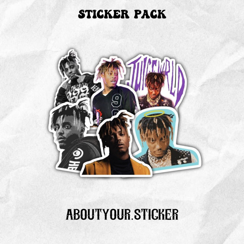 

STICKER PACK JUICE WRLD VOL 6 isi 6pcs