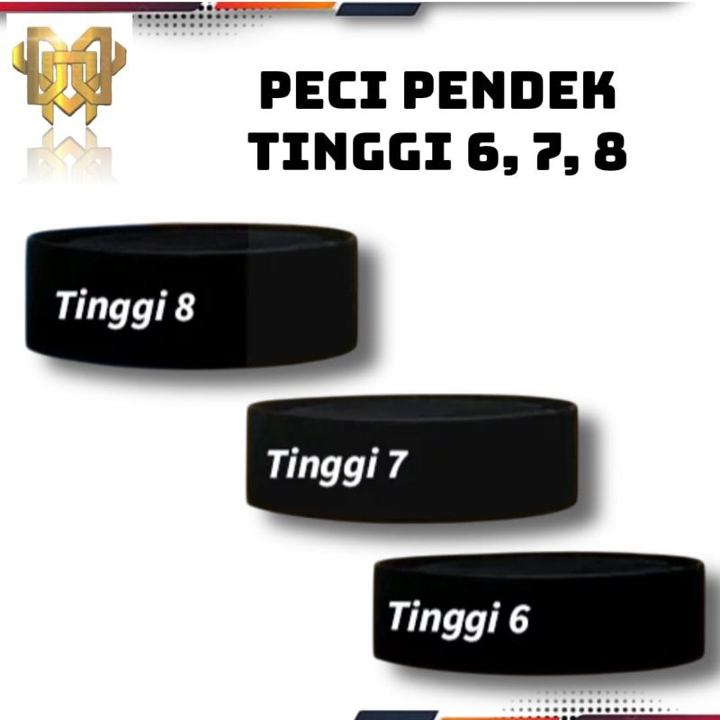 Peci Pendek Ac/Tinggi 6 7 8 cm/Peci Cak Lontong/Songkok Hitam Pendek/Peci Hitam Pendek/Peci Pendek