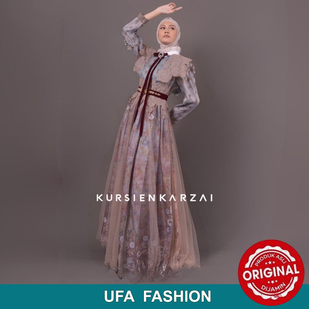 KURSIEN KARZAI ISABELLA DRESS, Baju pesta kondangan mewah premium PO 1 bulan, KursienKarzai ori