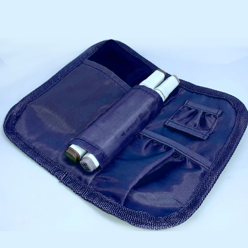 Kantong Pembawa Insulin Biru Tas Penyimpanan Insulin Portabel Tas Pendingin Insulin Portabel