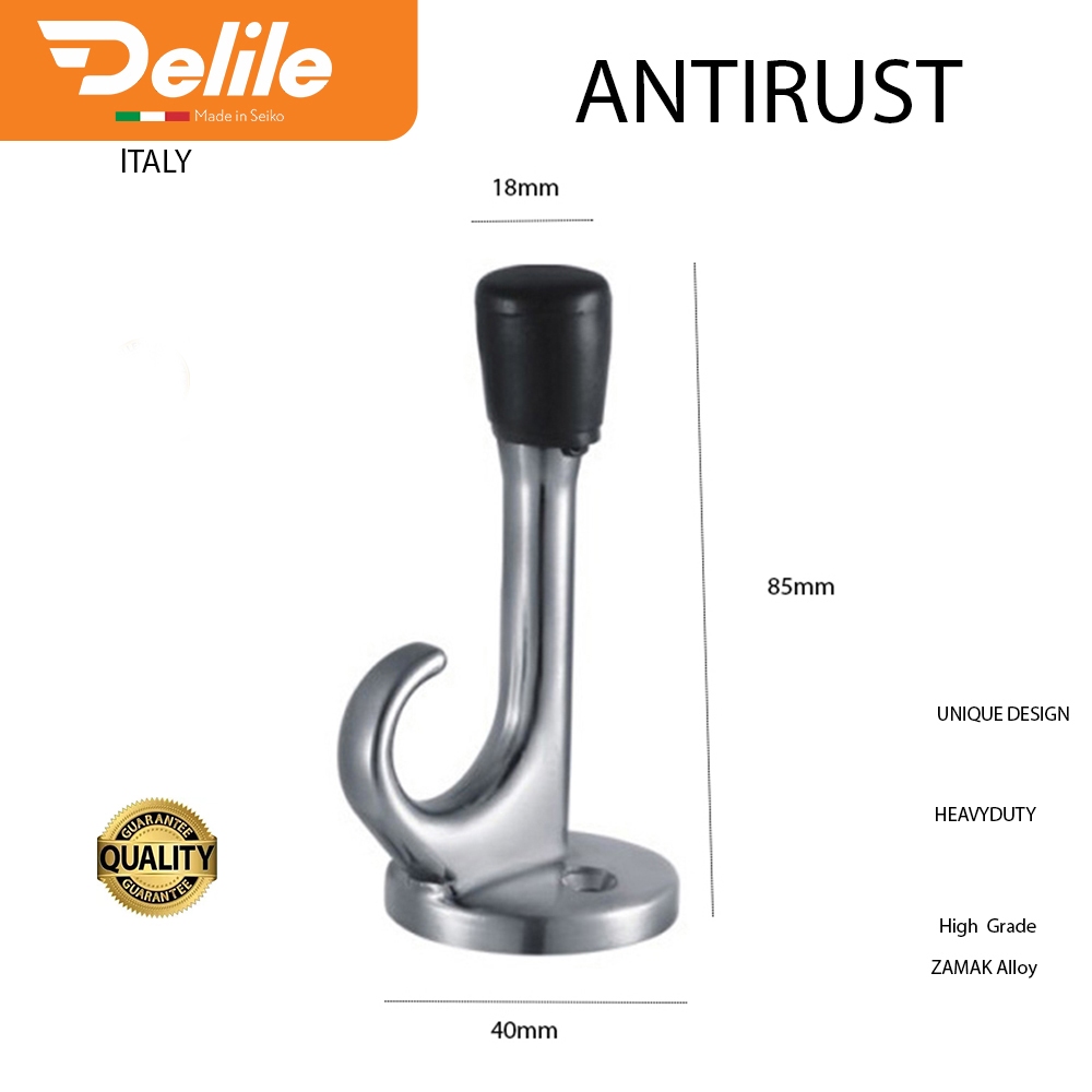 RBS1 Penahan Pintu /Jendela Rumah Door Stoper / DELILE Karet Stainleas Steel / Door Stop