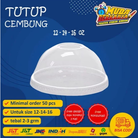 TUTUP CEMBUNG TUTUP CUP CEMBUNG TUTUP LID CEMBUNG TUTUP GELAS PLASTIK