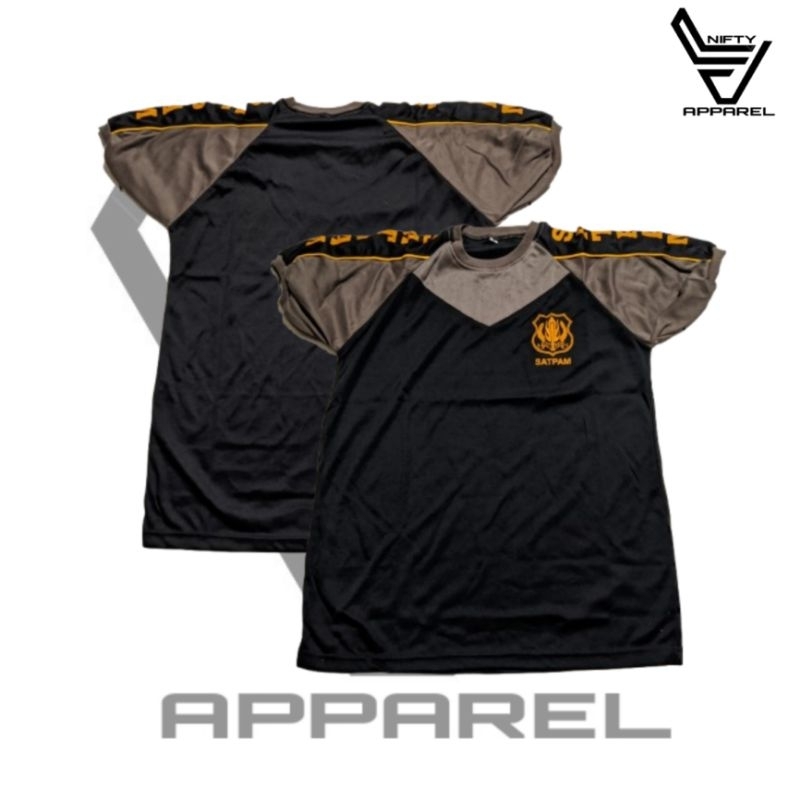 KAOS OBLONG SATPAM KOMBINASI COKLAT KAOS OBLONG KOMBINASI CREAM KAOS OBLONG VAVING COKLAT KAOS OBLON