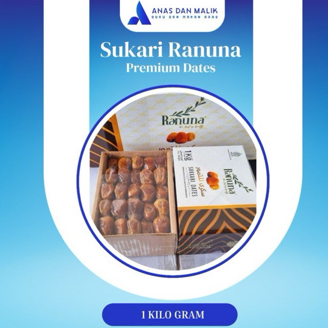 

Sukari Ranuna Premium Dates 1 Kilo Gram