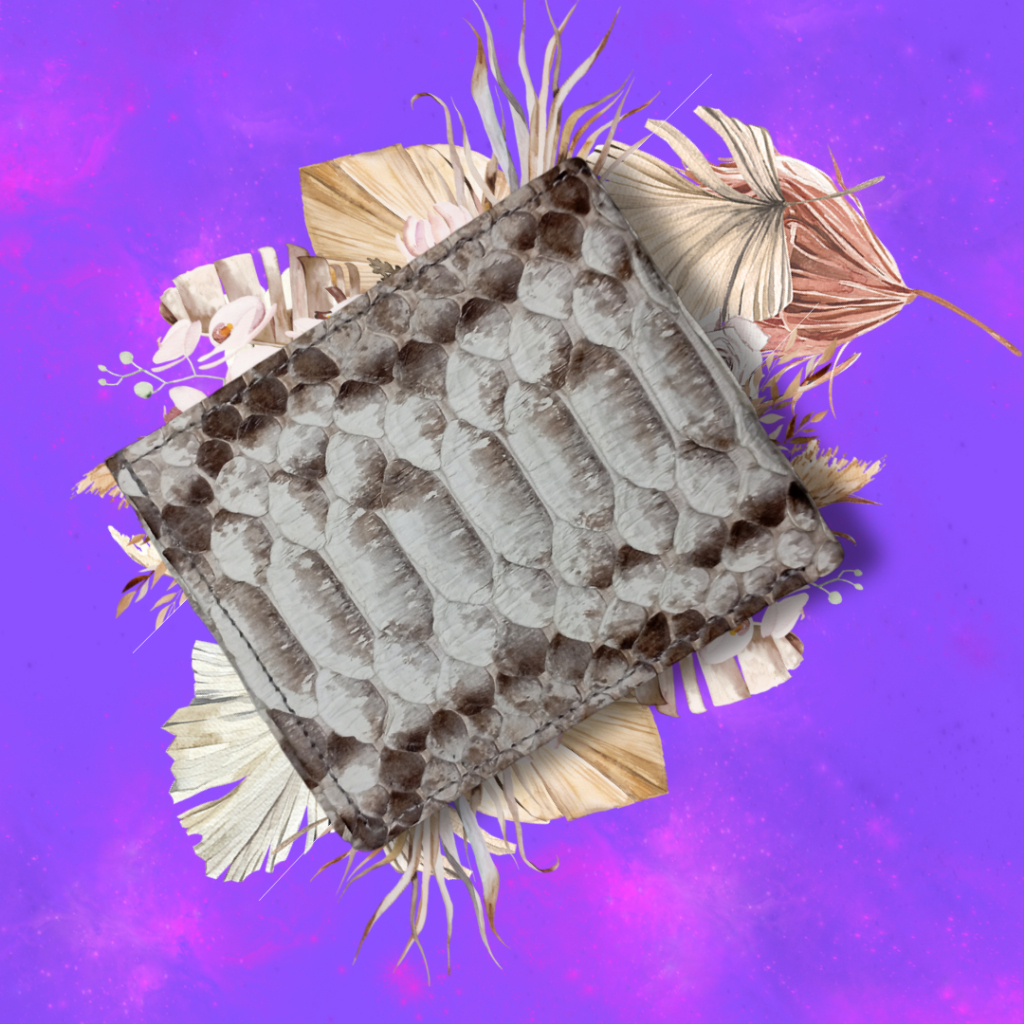 Dompet Lipat Pria Murah Bahan Kulit Ular Asli Men Fashion Original Branded Simpel Kualitas Premium