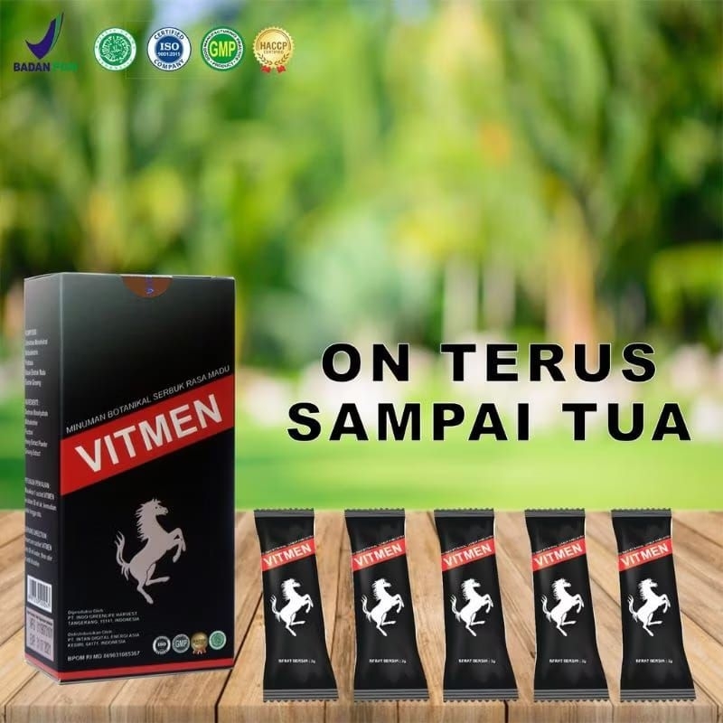 VITMEN Obat Kuat Tahan Lama Minuman Serbuk Suplemen Pria Dewasa Perkasa Ejakulasi Dini Herbal Alami