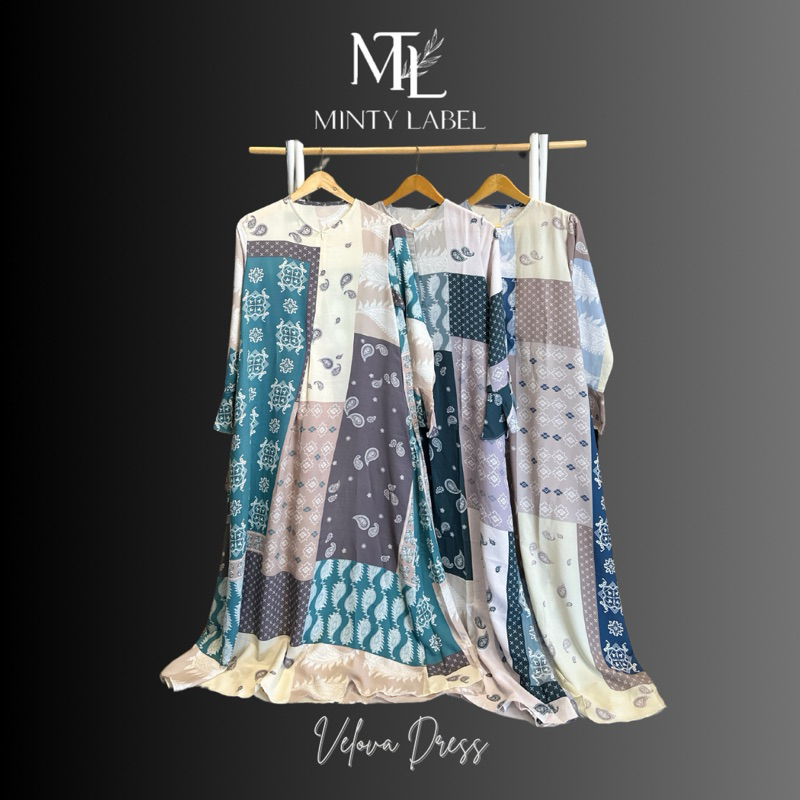 Velova Maxy Dress // Gamis wanita // Baju wanita // Baju hari raya