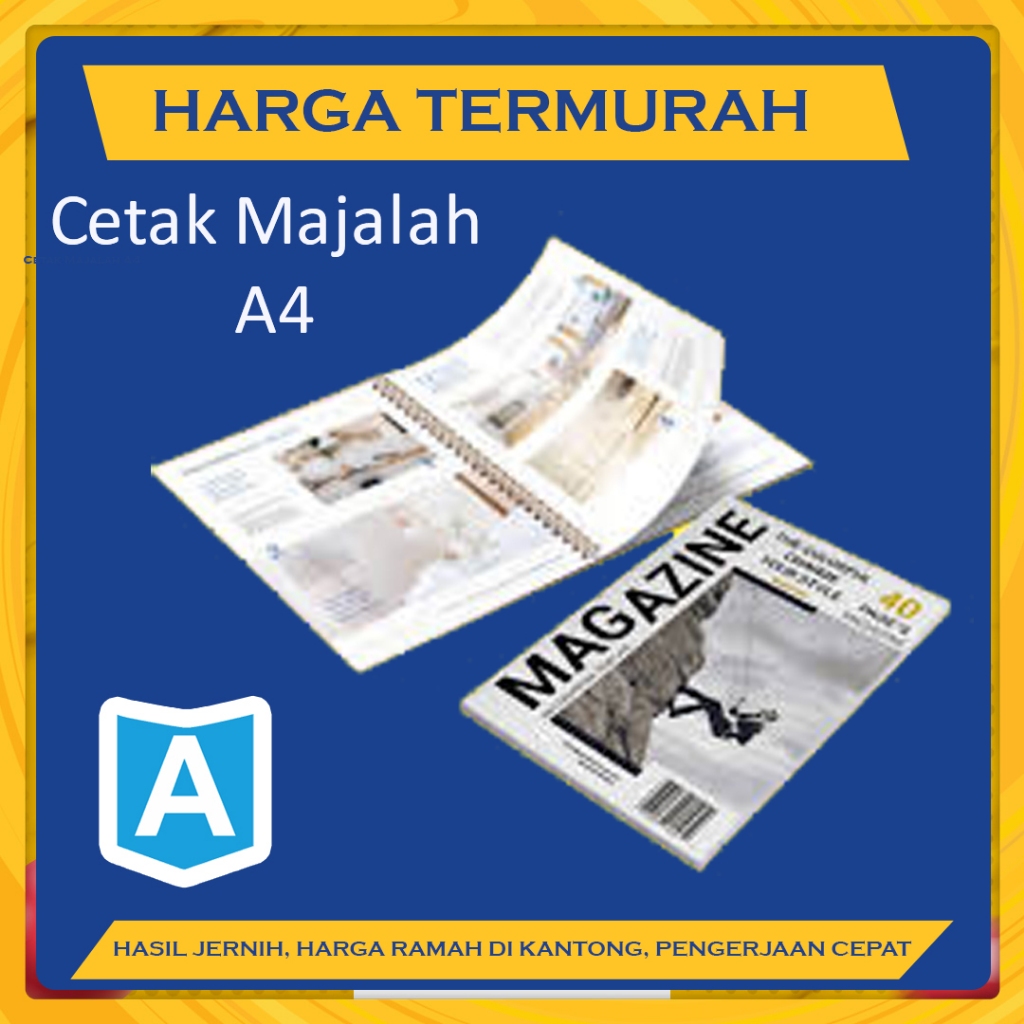 Cetak Majalah A4 Termurah, Company Profile, Katalog, Booklet, Photobook, Buku, Album Foto A5 Tahunan