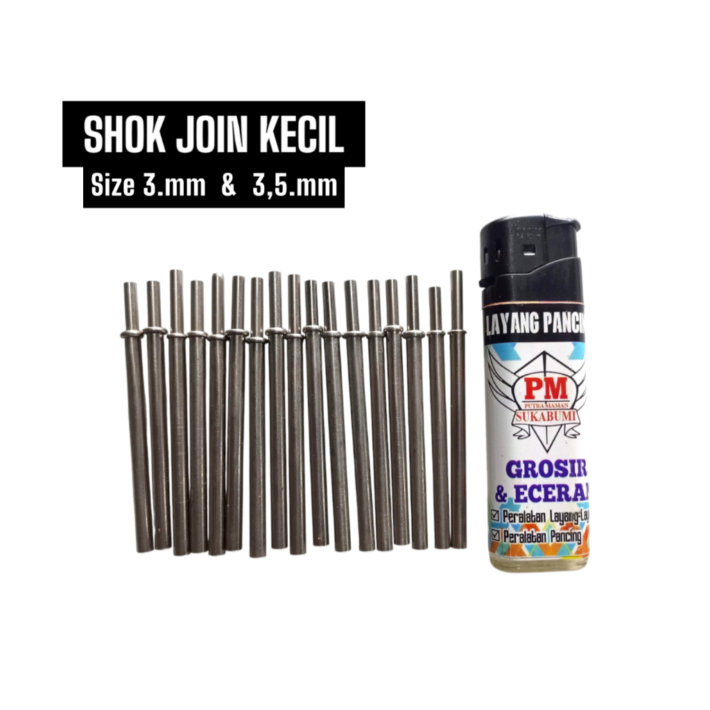 SHOKJOIN SAMBUNGAN JORAN UDANG DAN WADER KECIL 3MM DAN 3,5MM