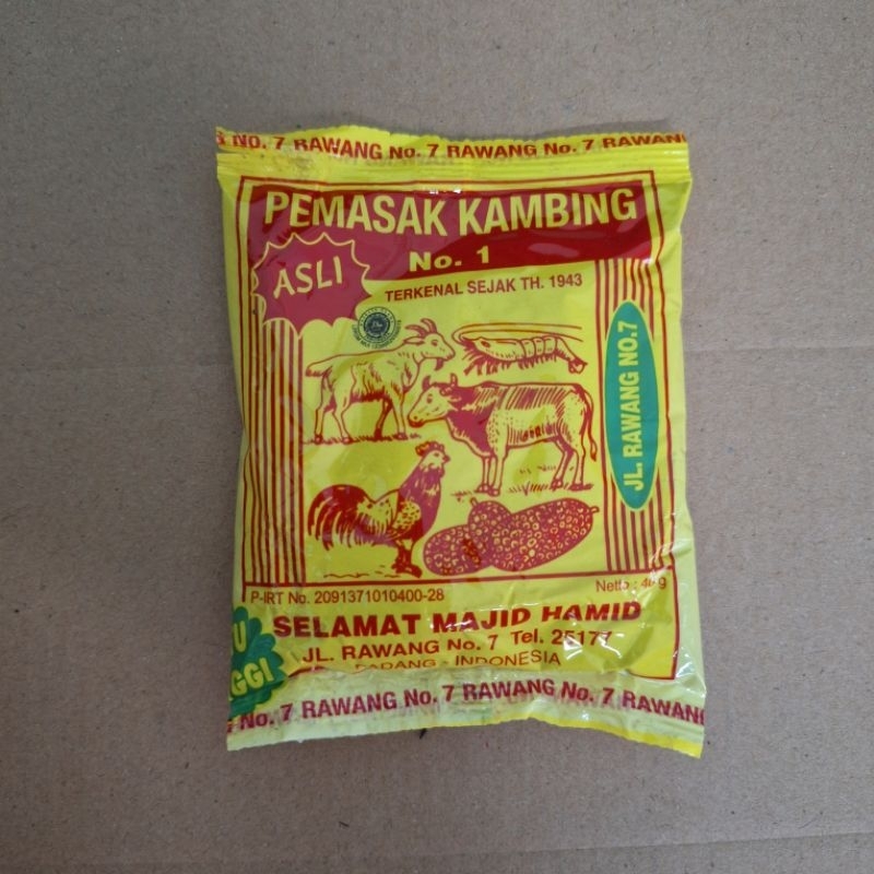 

BUMBU PEMASAK KAMBING - BUMBU KERING SELAMAT - BUMBU KERING SELAMAT MAJID HAMID