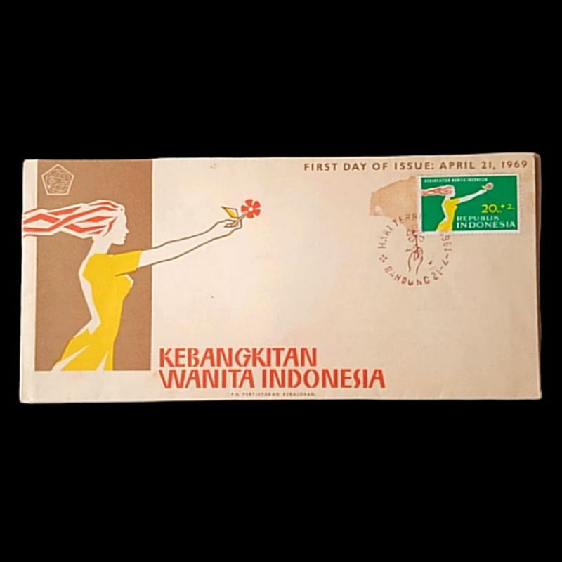 

Perangko Sampul Hari Pertama KEBANGKITAN WANITA INDONESIA 1969 Antik