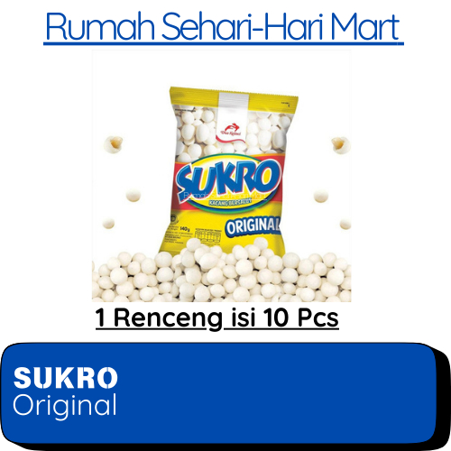 

Sukro Original Renceng Isi 10 - Kacang Renyah dan Gurih