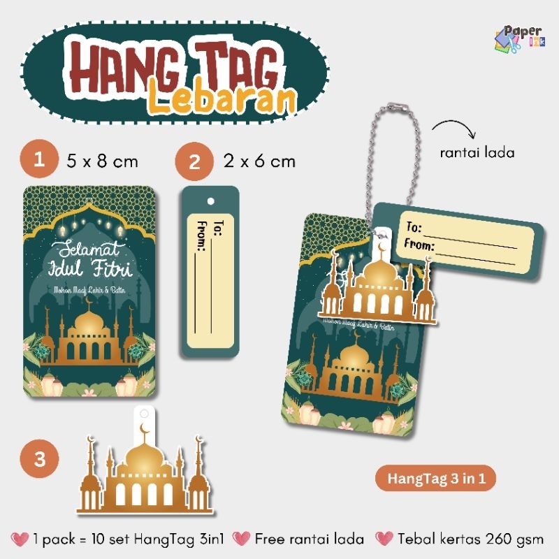 

HangTag 3 in 1, Edisi Lebaran (harga untuk 1 pcs)
