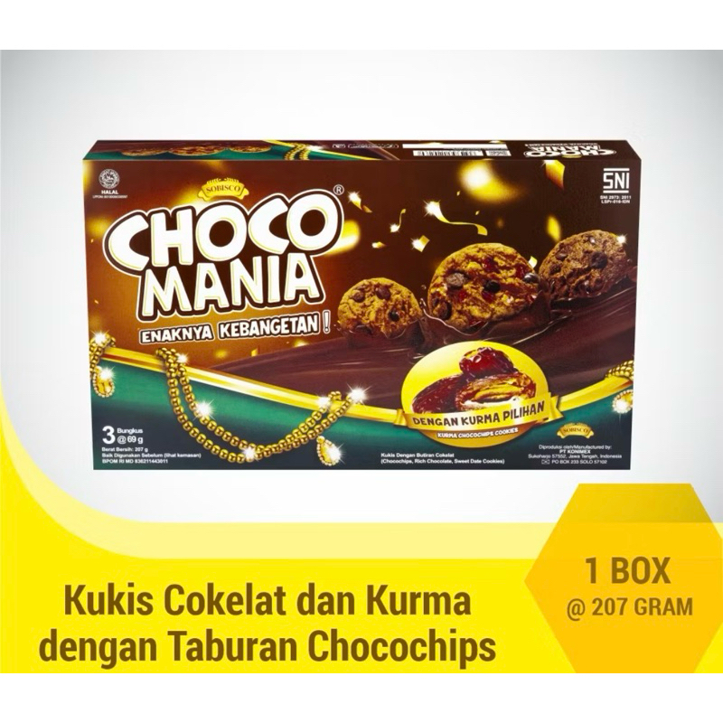 

Choco Mania Kukis Cokelat dan Kurma dengan Taburan Chococips