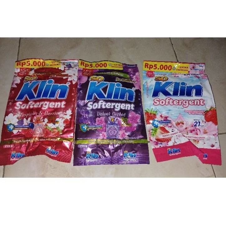 Soklin Softergent Bubuk kemasan 5000
