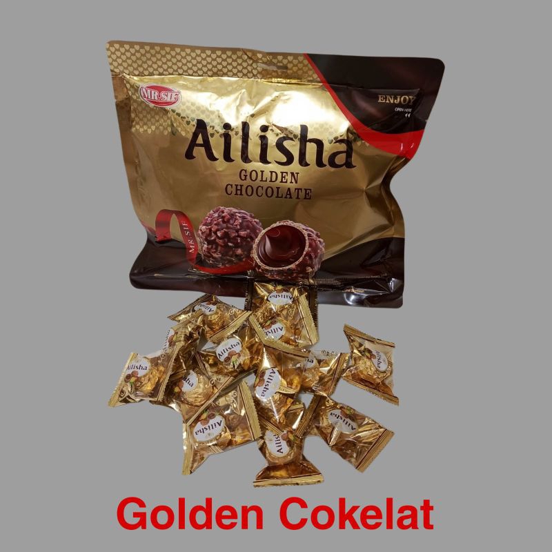

Chocolate Golden/Coklat Ailisha 200g