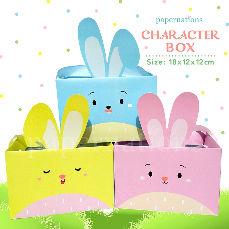 Custom Character Box / Goodie Bag Ultah / Custom Hampers Bag
