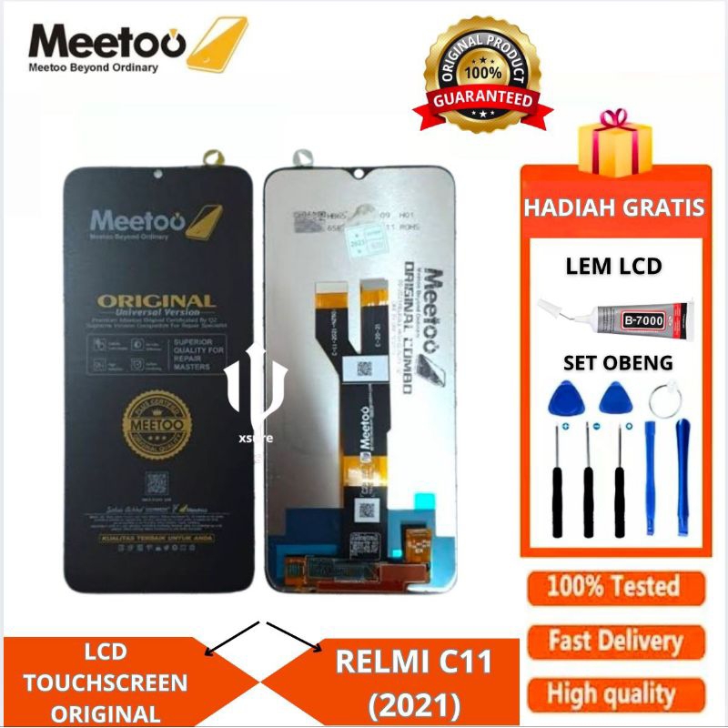 LCD TOUCHSCREEN RELMI C11 (2021) FULLSET ORIGINAL FREELEM OBENG