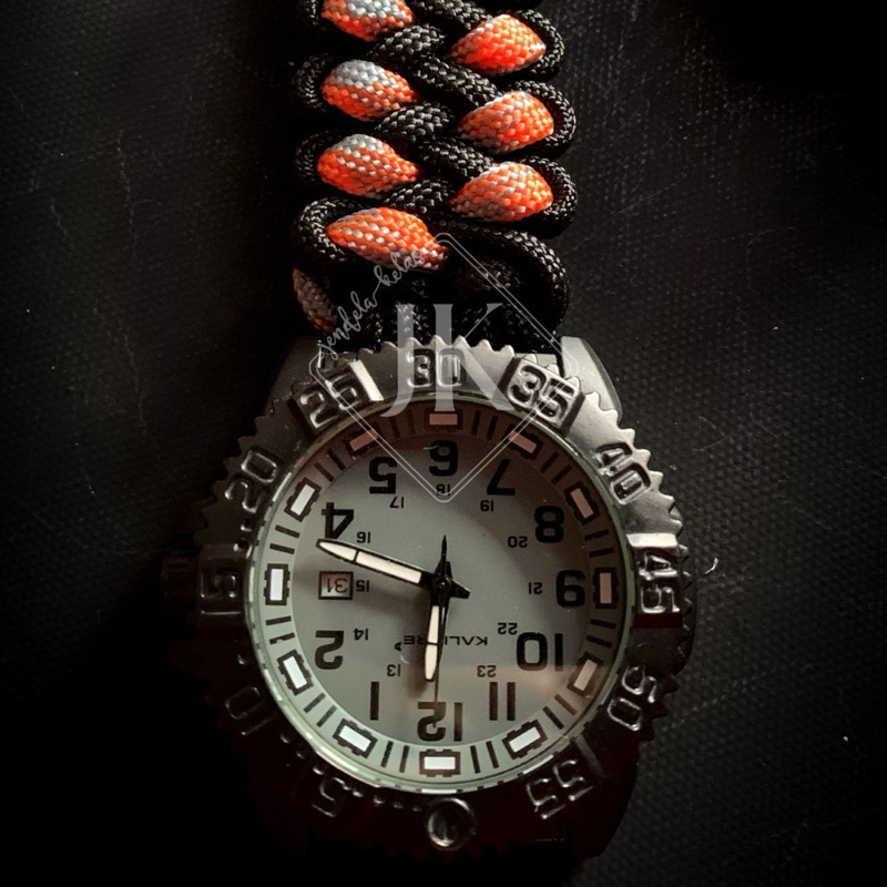strap jam tangan paracord custom