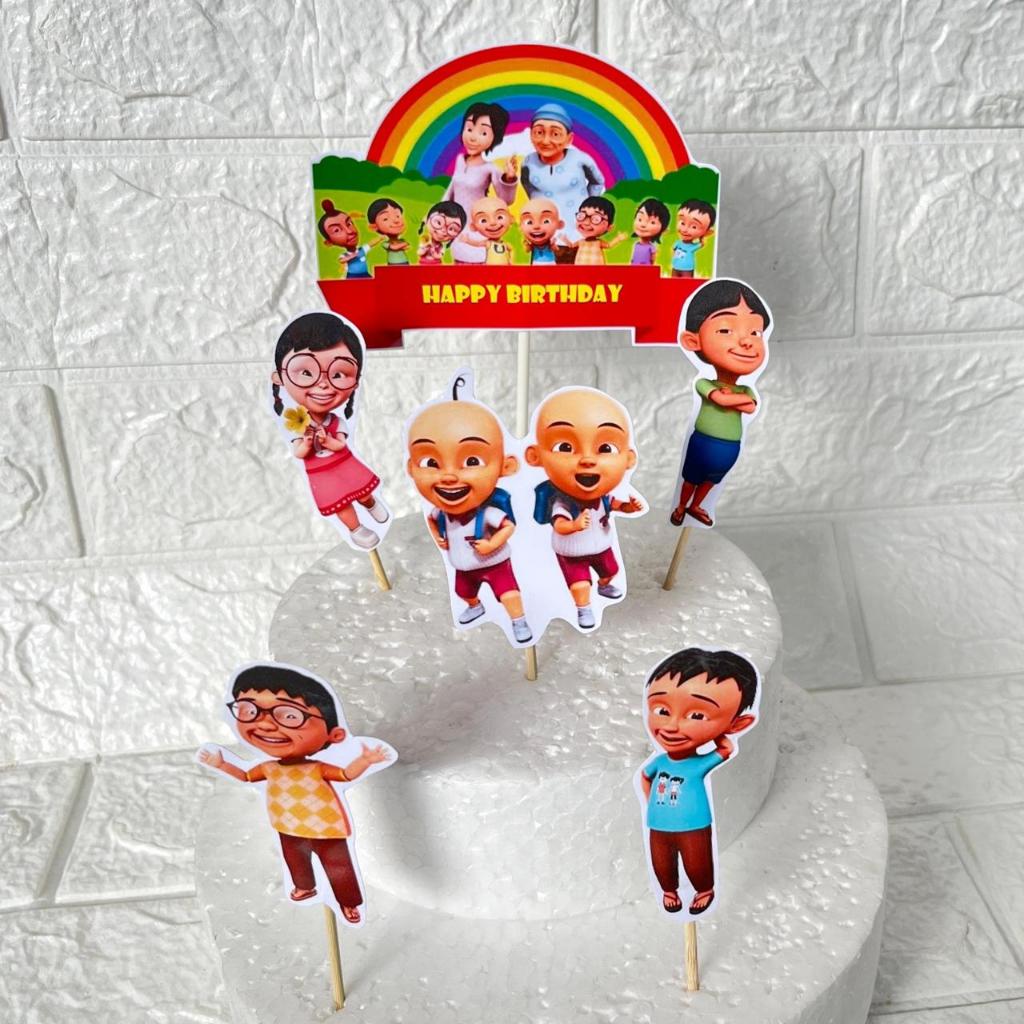 Topper Ulang Tahun Upin Ipin / Topper Cake Upin Ipin