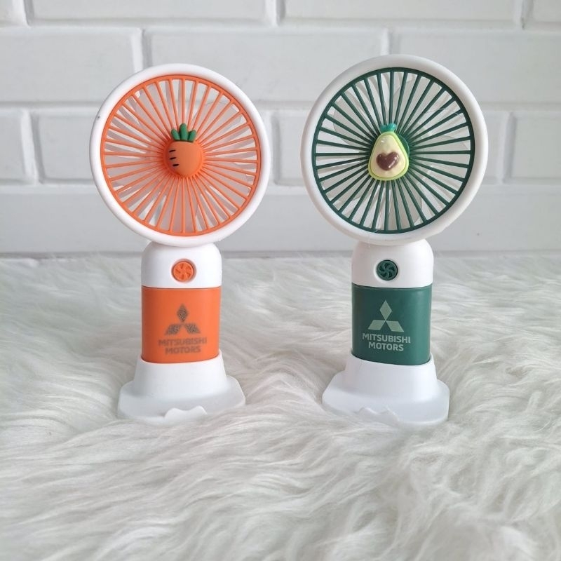 Kipas Angin Mini Logo Mitsubishi