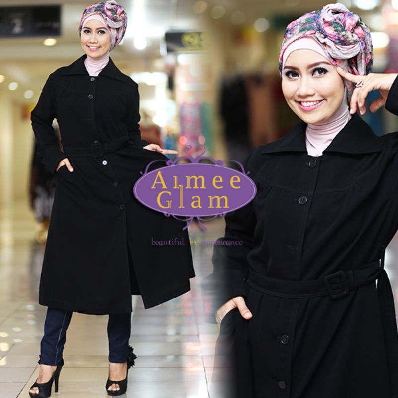 Preloved Coat Hitam Wanita