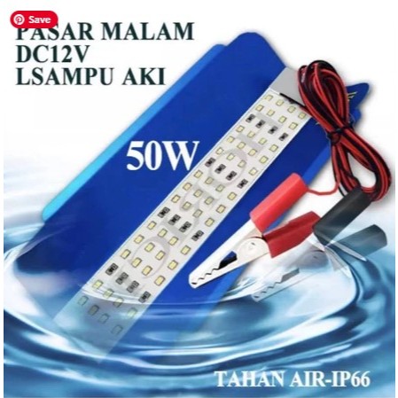 LAMPU JALAN 12V DC 50W / LAMPU DC 12V 50W PJU LED LAMPU SOROT OUTDOOR