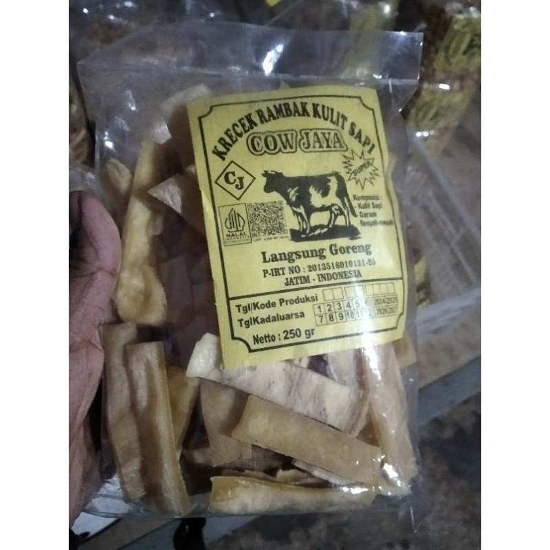 

krupuk rambak mentah
