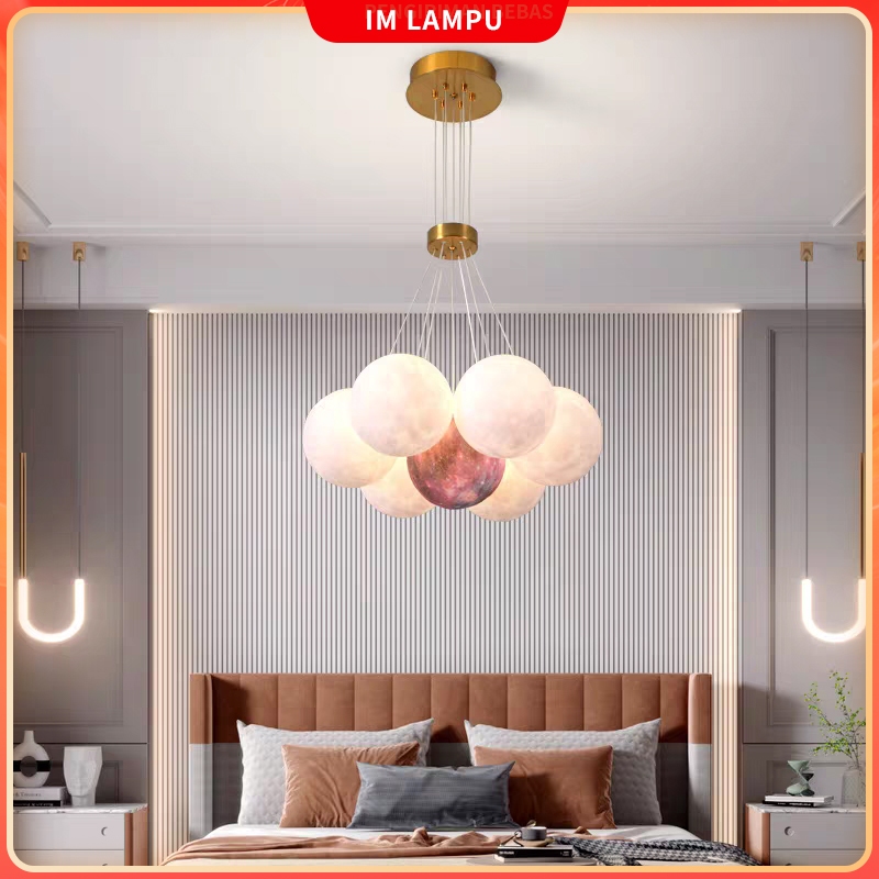 Lampu gantung mewah ruang tamu/restoran/lampu gantung kamar tidur anak-anak/lampu kamar perempuan
