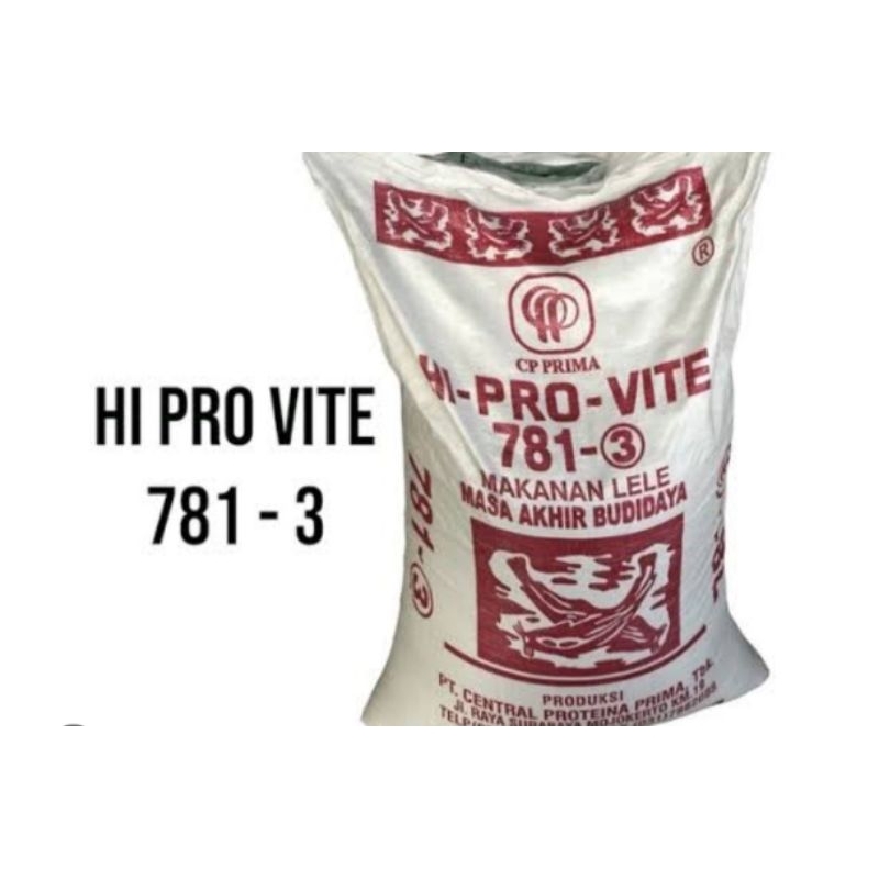 Hi pro vite 781-3 Pakan ikan lele Masa Akhir 3mm 1kg
