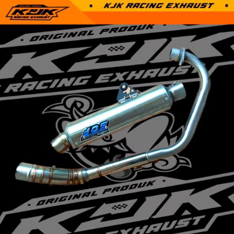 (COD) KNALPOT DOS ALA ORIGINAL CB GL MP TIGER VERZA VIXION BYSON SCORPIO