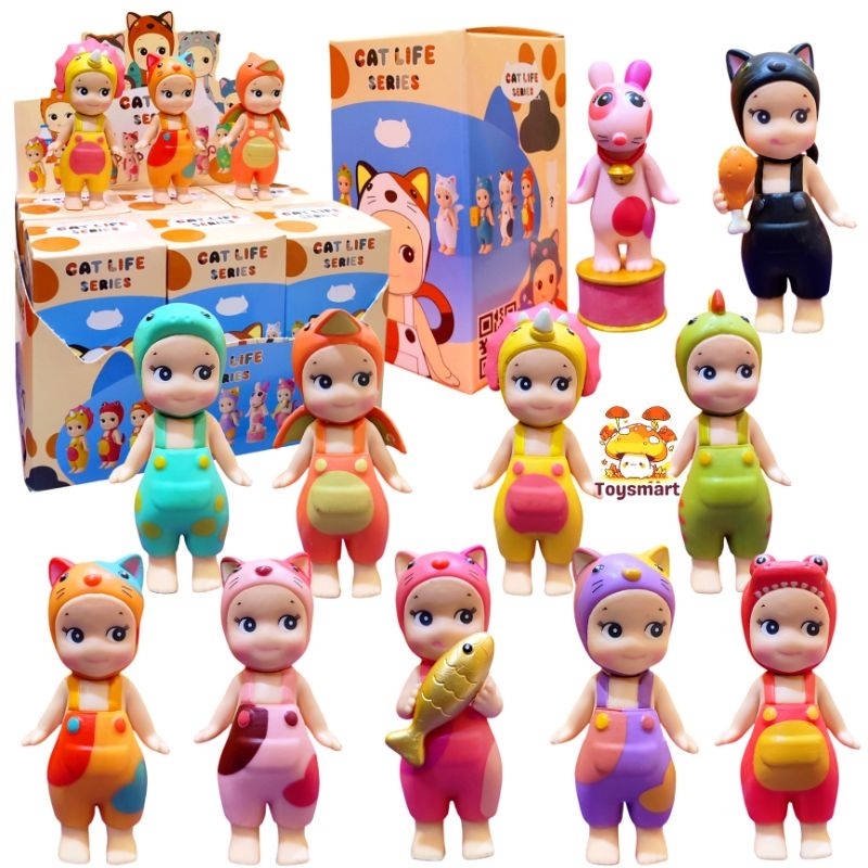 Sonny Angel Cat Life Mofusand Hippers Sony Angel Series Blind Box Mini Figure SONNY ANGEL