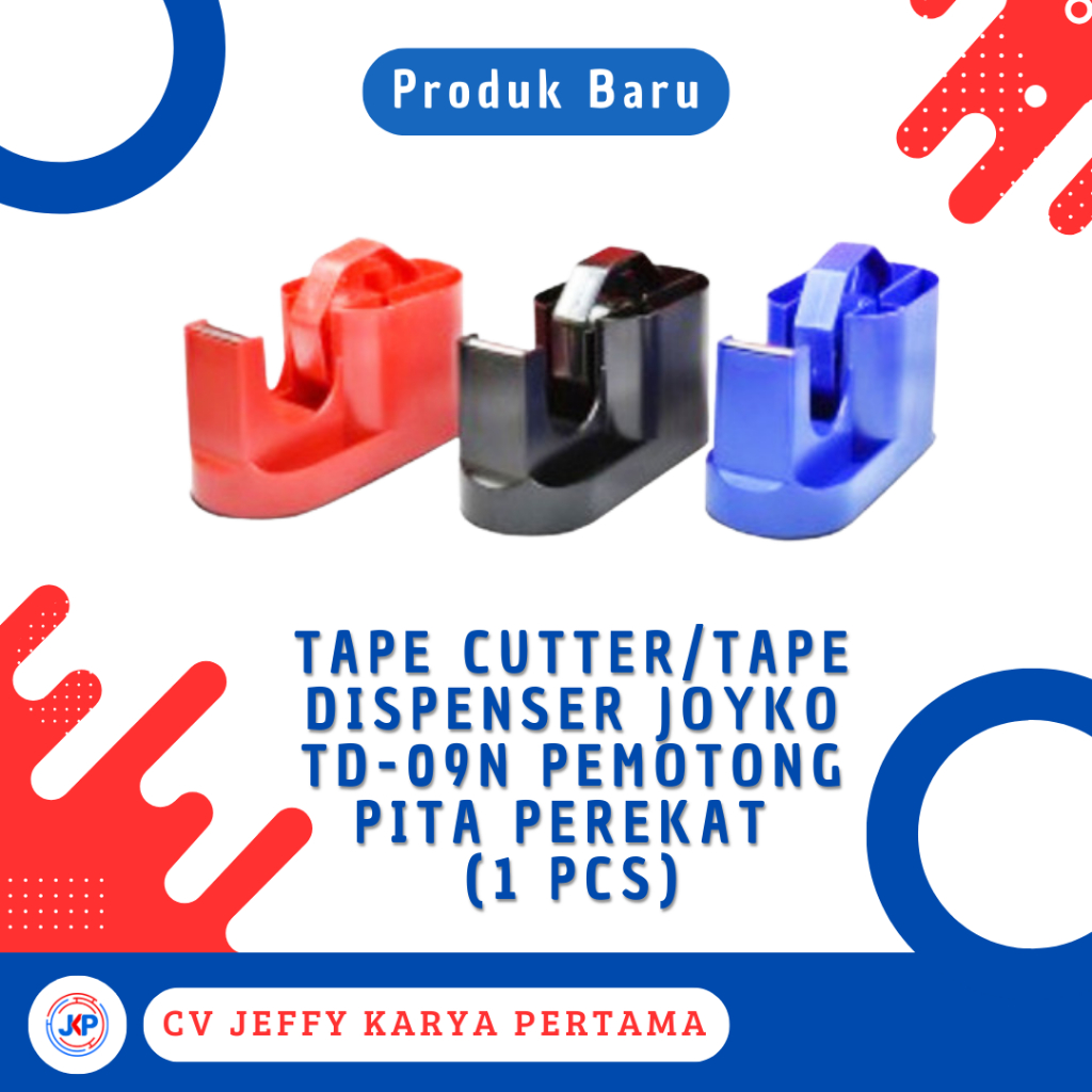 

Tape Cutter / Tape Dispenser Joyko TD-09N Pemotong Pita Perekat (1 Pcs)