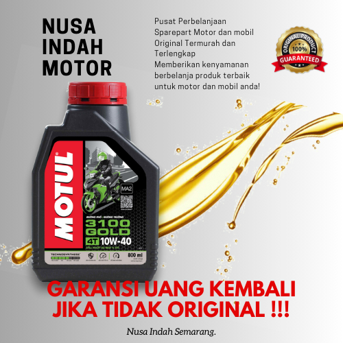 Oli Motul 3100 10W40 0.8 LTR