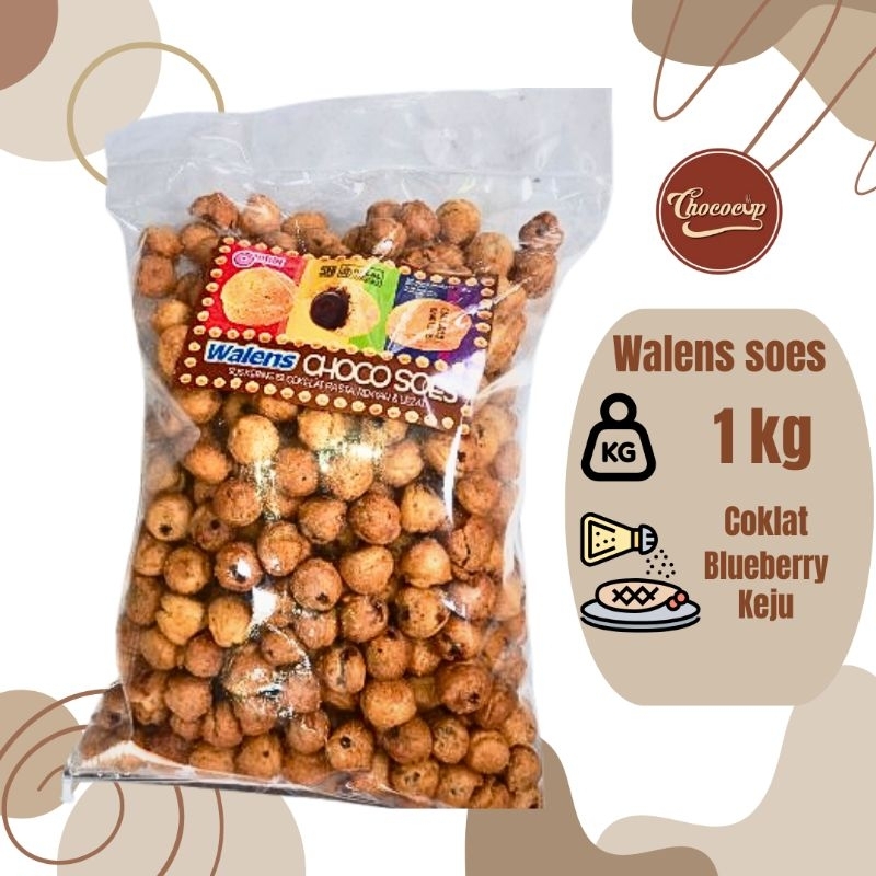 nissin walens soes 1 kg original snack dan coklat kiloan