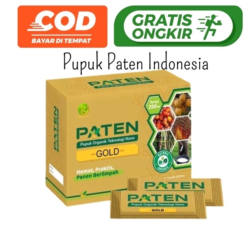 Pupuk Paten Gold Isi 12 Sachet @25ml Pupuk semua Jenis Tanaman