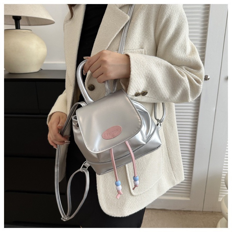 TAS RANSEL KULIT WANITA/MINI BACKPACK, IMPORT LUCU