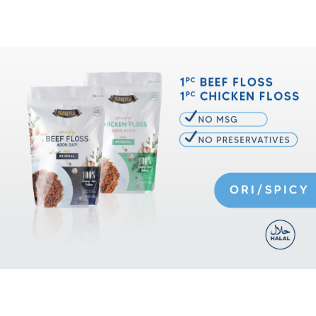 

Makassar ! GRANDVILLE Floss Abon Bayi Sapi Ayam Original 100gr