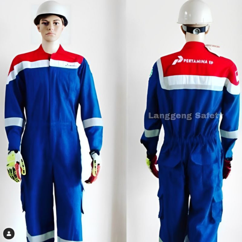 Wearpack Nomex IIIA 3A Coverall Wearpack Pertamina Safety Wearpack - M