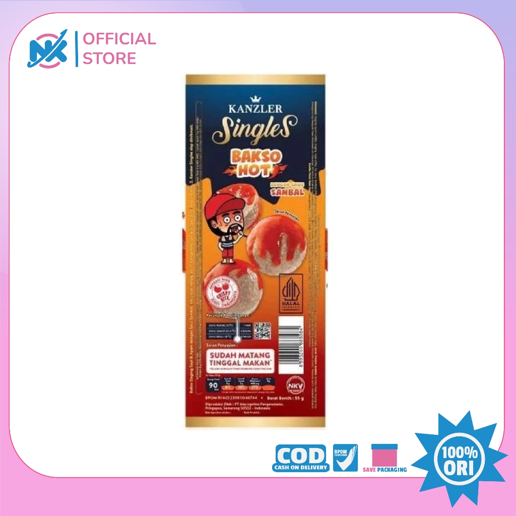 

Kanzler Singles Bakso Hot 48 g