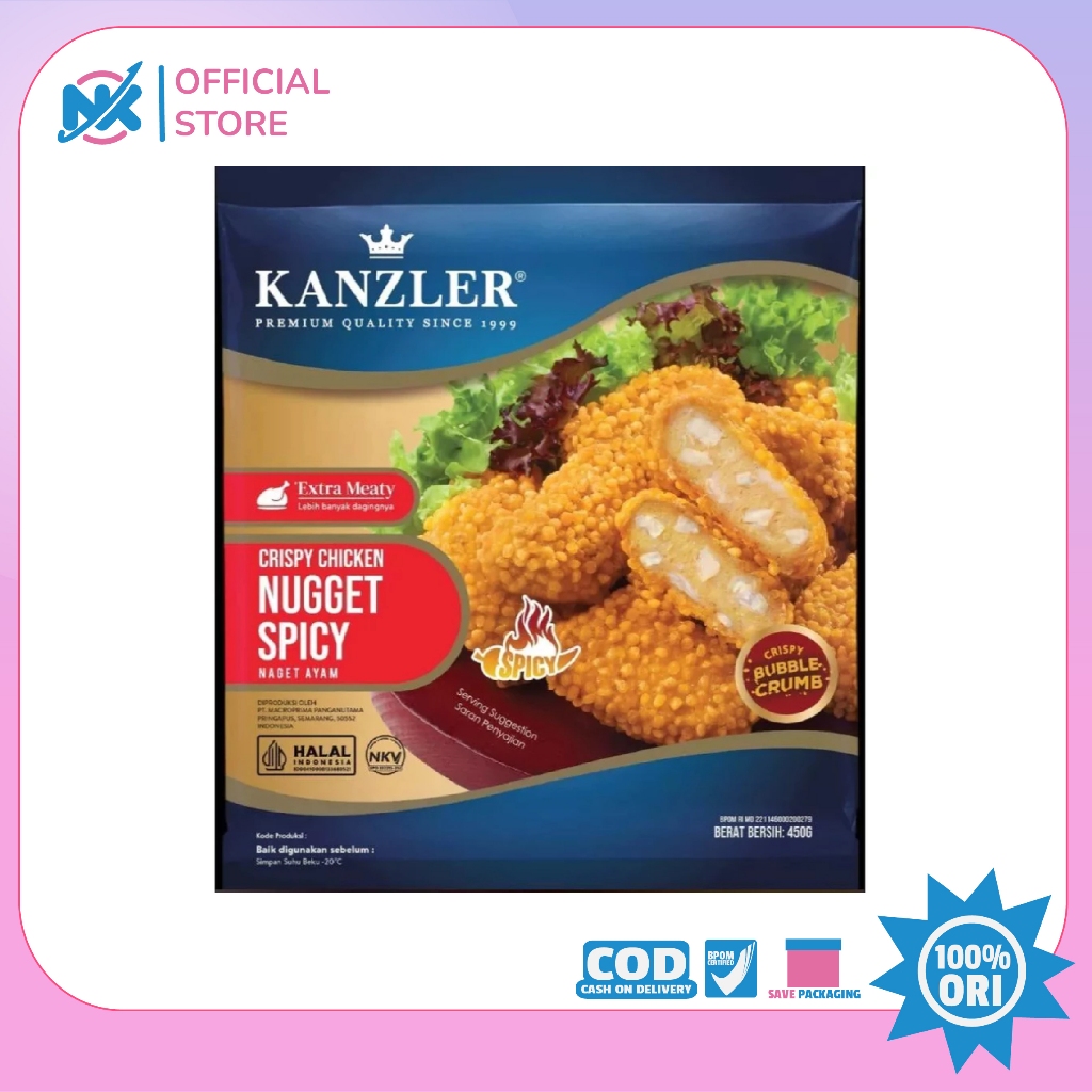 

Kanzler Crispy Spicy Nugget 450 gr