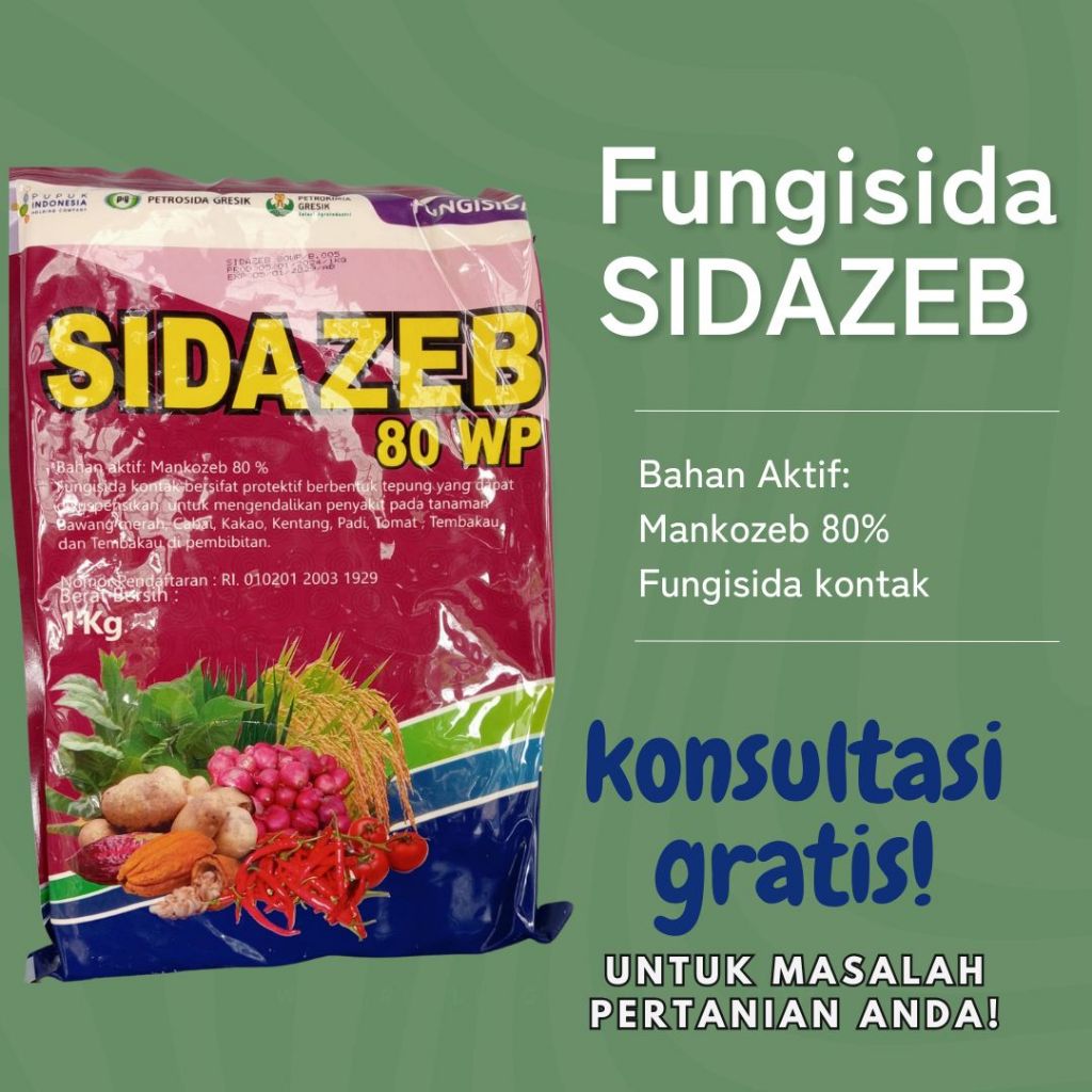 Fungisida SIDAZEB Mankozeb 80%