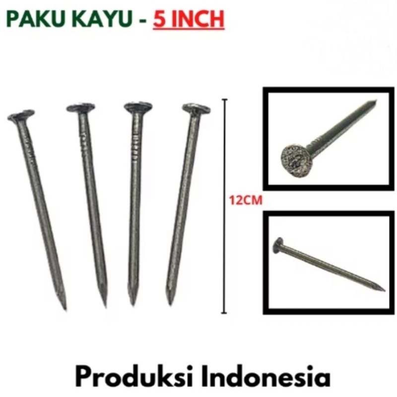 Paku Kayu 5" Inch 12 Cm Repax 200 Gram